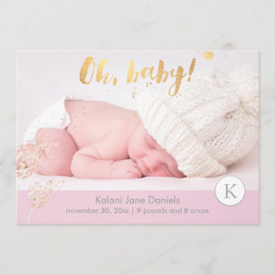 Faire-part de naissance PixDezines