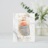 Faire-part de naissance PixDezines/La Lune est dép (Debout devant)