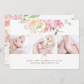 Faire-part de naissance PixDezines+Merci de douche (Devant / Derrière)