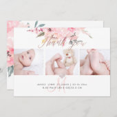 Faire-part de naissance PixDezines+Merci de douche (Devant / Derrière)