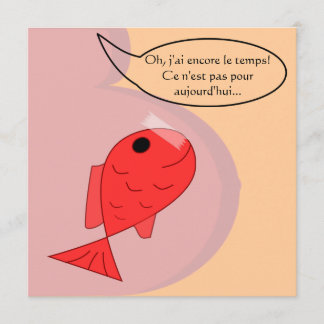 Faire-part de naissance "poisson d'avril"