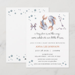 Faire-part de naissance Poissons