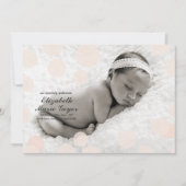 Faire-part de naissance Poka Dot // Confetti (Devant)