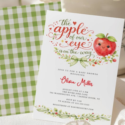 Faire-Part de Naissance "Pomme de Nos Yeux"