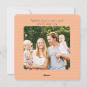 Faire-part de naissance | Poppy (Dos)