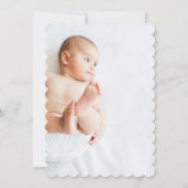 Faire-Part de naissance Poudré - Andréa (Dos)