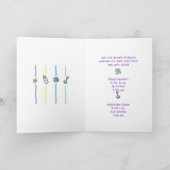 Faire-part de naissance pour des jumeaux (Intérieur)