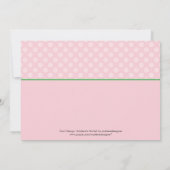 Faire-part de naissance pour fille année bissextil (Dos)