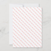 Faire-part de naissance pour fille — Invitation à (Dos)