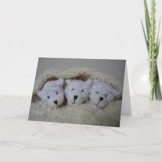 Faire-part de naissance pour triplets
