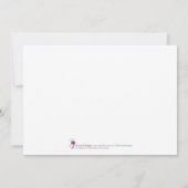 Faire-part de naissance - Princesse 2 (Dos)