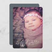 Faire-part de naissance Remerciement Sip & See pou (Devant / Derrière)