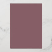 Faire-part de naissance Rose Gold Dusty Rose (Verso)
