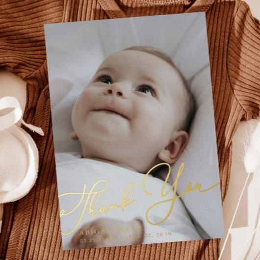 Faire-part de naissance simple et élégant pour béb