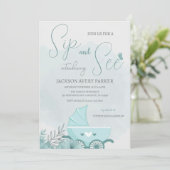 Faire-part de naissance Sip'nSee  Invitation photo (Debout devant)