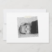 FAIRE-PART DE NAISSANCE SWEET HELLO // Faux Gold F (Dos)