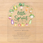 Faire-part de naissance Sweet Sprout (Recto)