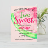 Faire-Part de Naissance Two Sweet (Debout devant)