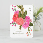 Faire-part de naissance vintage (Debout devant)