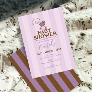 Faire-part de Naissance Vintage avec Landau Bébé R