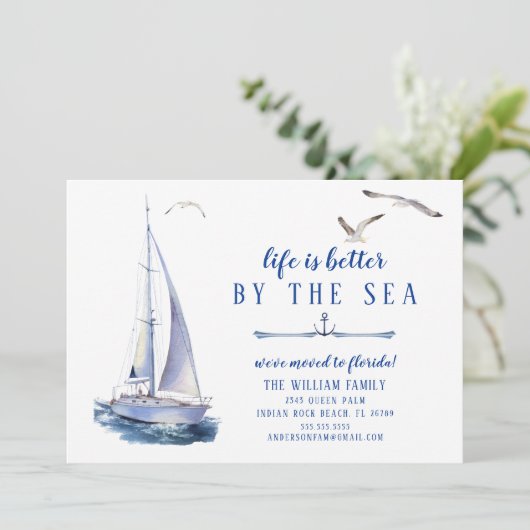 Faire-part de navigation (Debout devant)