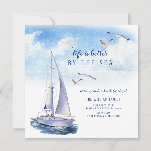 Faire-part de navigation maritime (Devant)