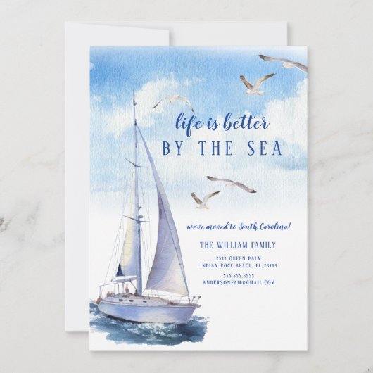 Faire-part de navigation maritime (Devant)