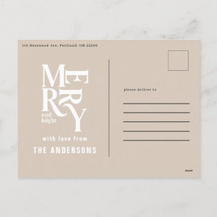 faire-part de noël vintage artisanat