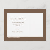 Faire-part de nouvelle adresse Cool personnalisabl (Dos)