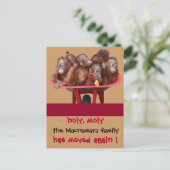 Faire-part de nouvelle adresse Fun Moving (Debout devant)