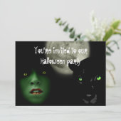 Faire-part de partie de Halloween (Debout devant)