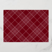 Faire-part de peinture moderne Maroon (Verso)