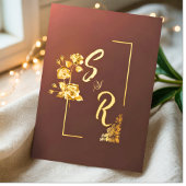 Faire-part de photo d'arche moderne élégant bohème