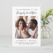 Faire-part de photo de Modern Happily Ever After (Debout devant)