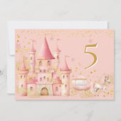 Faire-Part de Photo de Princesse Il était une Fois (Dos)