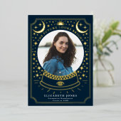 Faire-part de photo de remise de diplôme Boule de  (Debout devant)