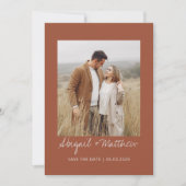 Faire-part de photo de sauvegarde simple écriture  (Devant)