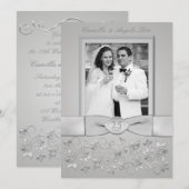 Faire-part de photo pour 25e anniversaire de maria (Devant / Derrière)