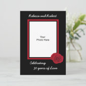 Faire-part de photo pour les 30 ans de mariage (Debout devant)