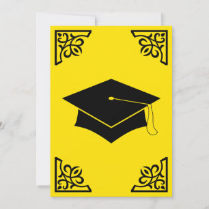 faire-part de plafond de graduation sophistiquée