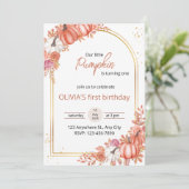 Faire-Part de Premier Anniversaire de Notre Petit (Debout devant)