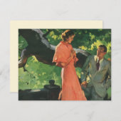 Faire-part de proposition de mariage romantique vi (Devant / Derrière)