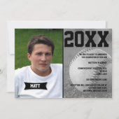 Faire-part de qualification de base-ball (Devant)