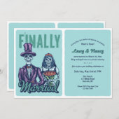 Faire-part de réception de mariage après la cérémo (Devant / Derrière)