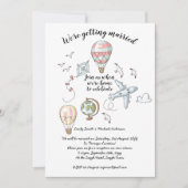 Faire-part de réception de mariage - Après une fug (Devant)