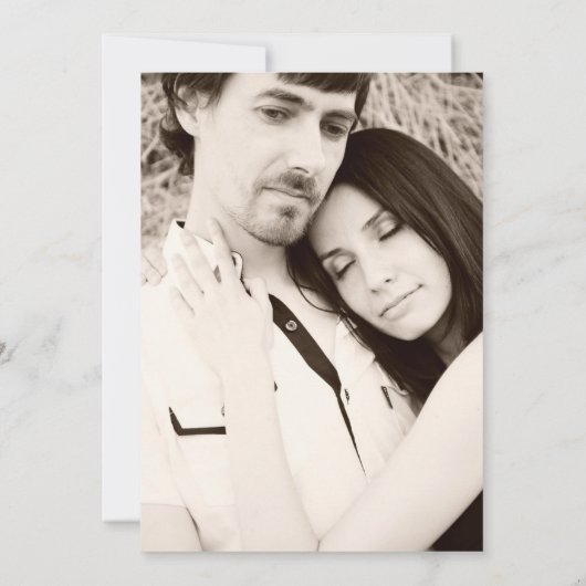 Faire-part de réception de mariage - Après une fug (Dos)