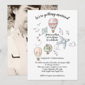 Faire-part de Réception de Mariage - Après une Fui (Devant / Derrière)