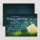 Faire-part de Réception de Mariage Bocal Mason Rus (Devant / Derrière)