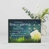 Faire-part de Réception de Mariage Bocal Mason Rus (Debout devant)