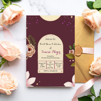 Faire-part de Réception de Mariage Fantastique et